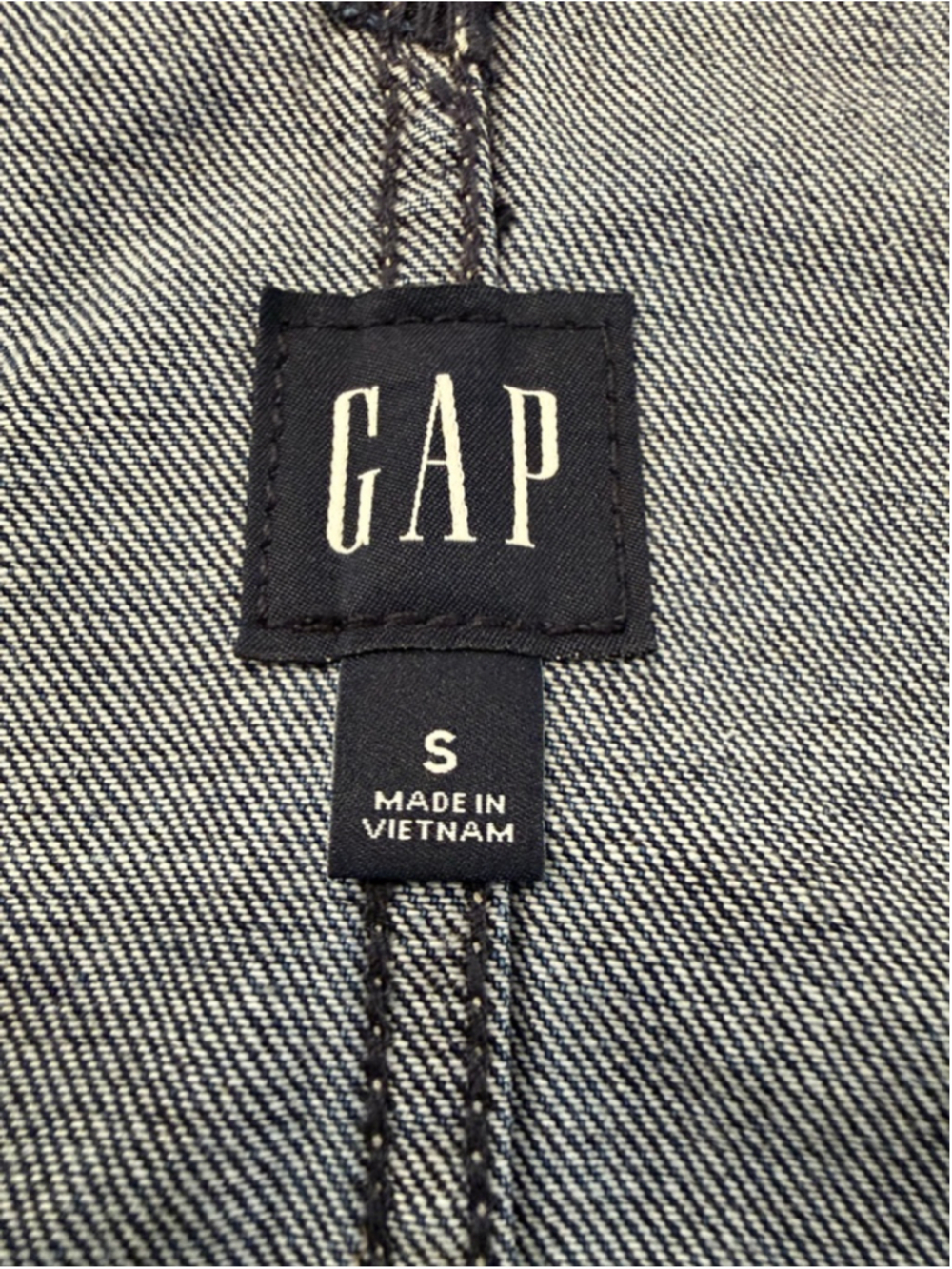 Gap Denim Carpenter Cargo Overalls Jumpsuit - Size S - Picture 5 of 12